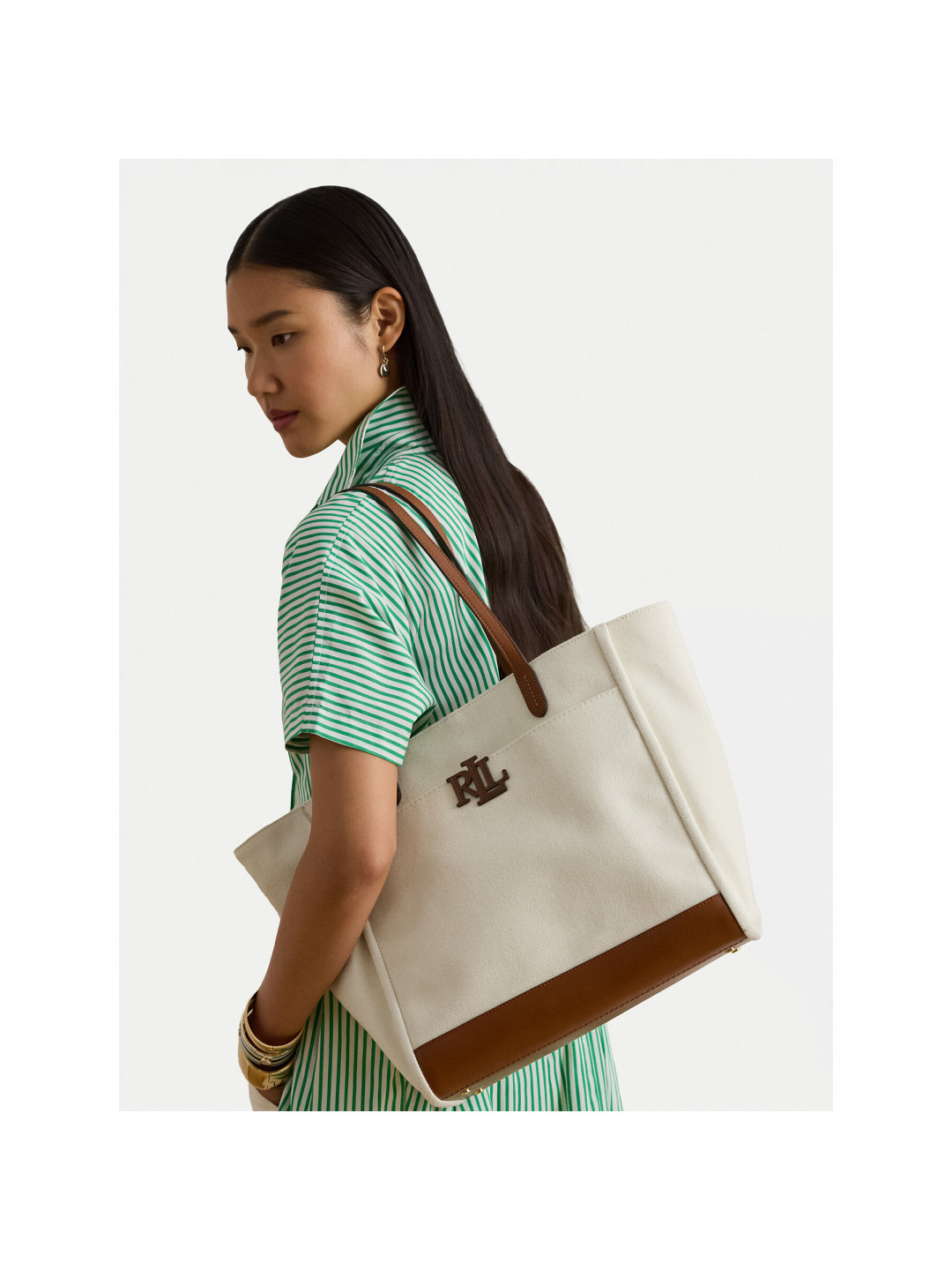 Kabelka LAUREN RALPH LAUREN 431982234003 Écru